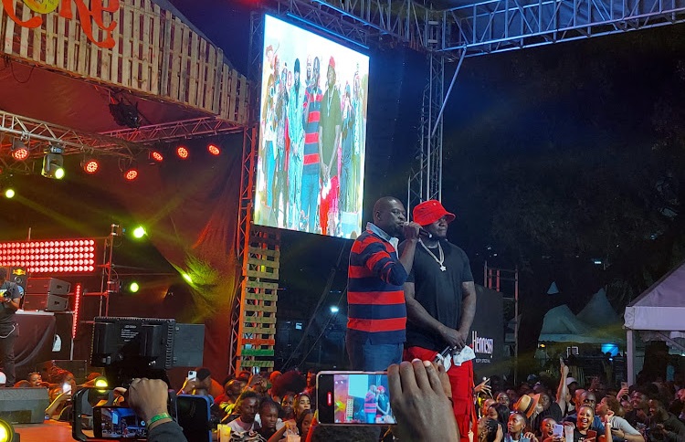 Sakaja thrill fans at Shoke Shoke Fest with fire freestyles